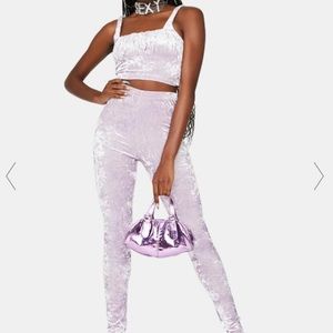 Velvet jogger set (DONATING LAST CHANCE)